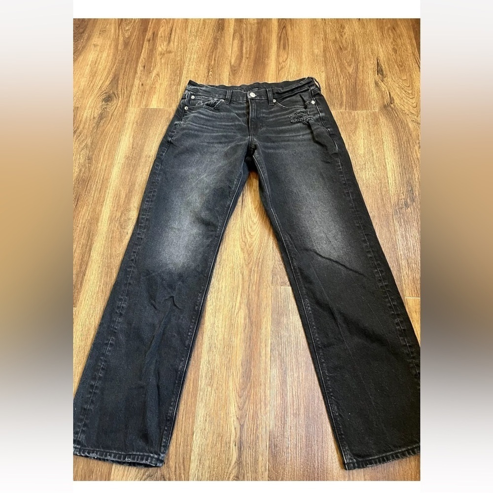 American Eagle Curvy Straight Black Charcoal Women’s Size 6